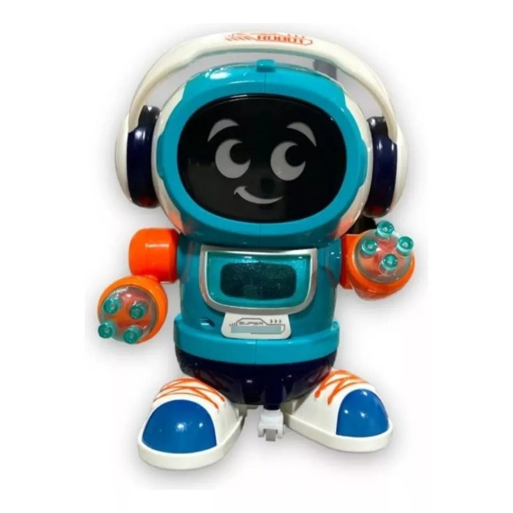 Robô Brinquedo Infantil Com Som Que Anda Luz Robo Com Luzes Modelo Aleatório