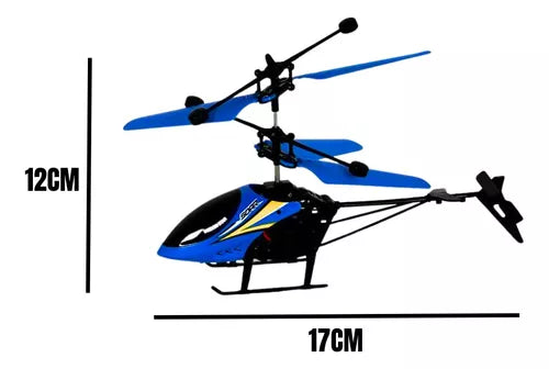 Helicóptero Sensor Mãos Avião Voa Brinquedo Recarregável