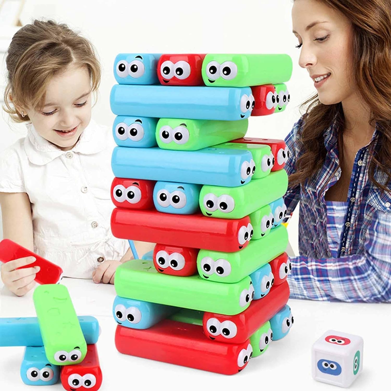 Jogo de Empilhamento Tabuleiro Stackers Game Simil Jenga