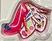 Kit Maquiagem Princesas Infantil Rosa Pink Formato De Sapato Anti Alergico Brinquedo