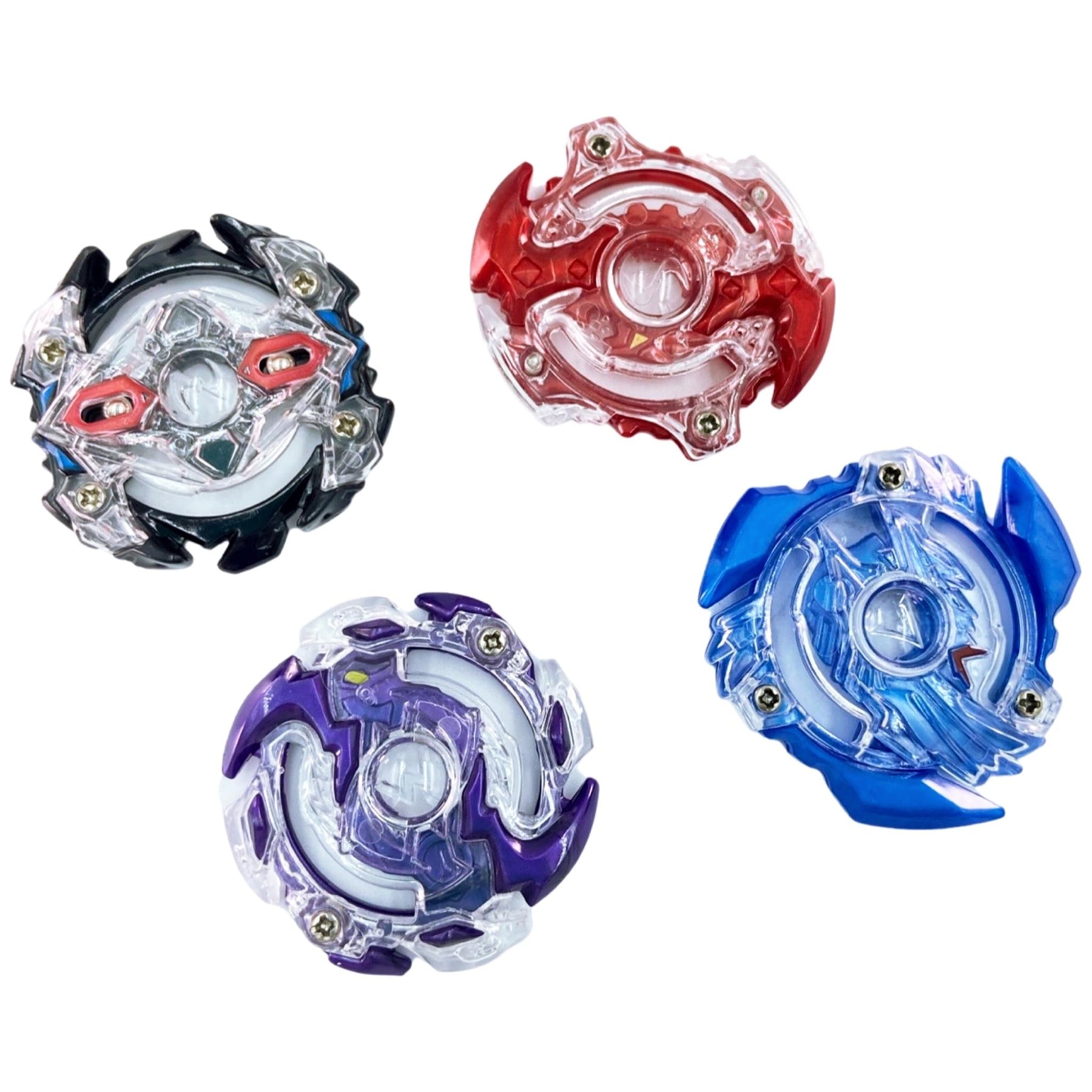 Tornado Gyro Combat - 4 Beyblades + Arena + Lançadores