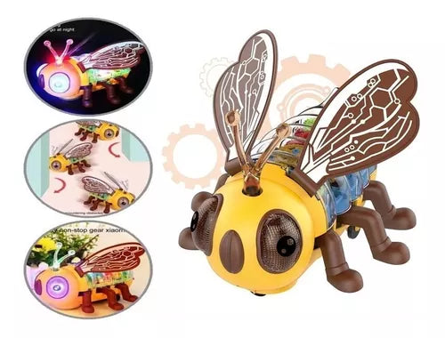 Brinquedo Musical Infantil Abelha Feliz Com Luz E Som