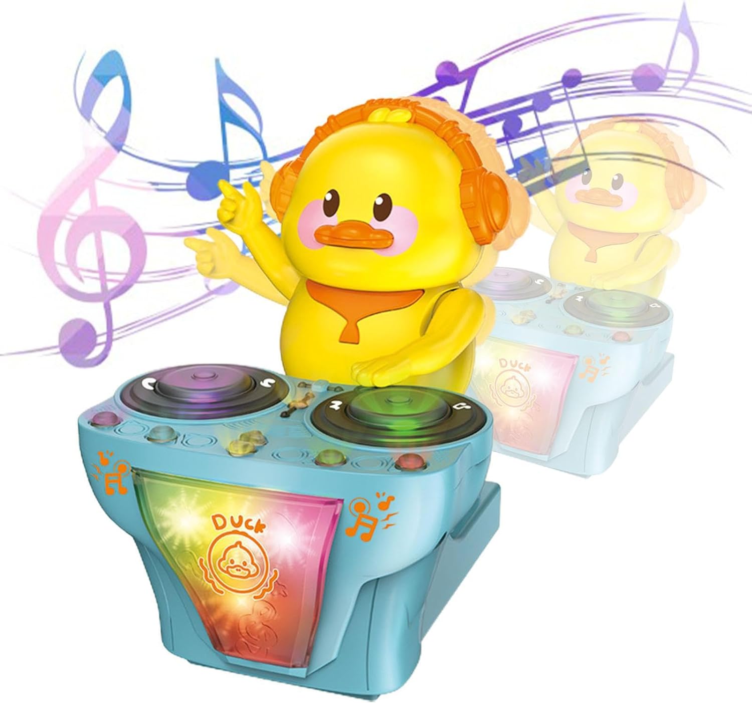 Pato Cantando Brinquedos em movimento com música e luzes LED
