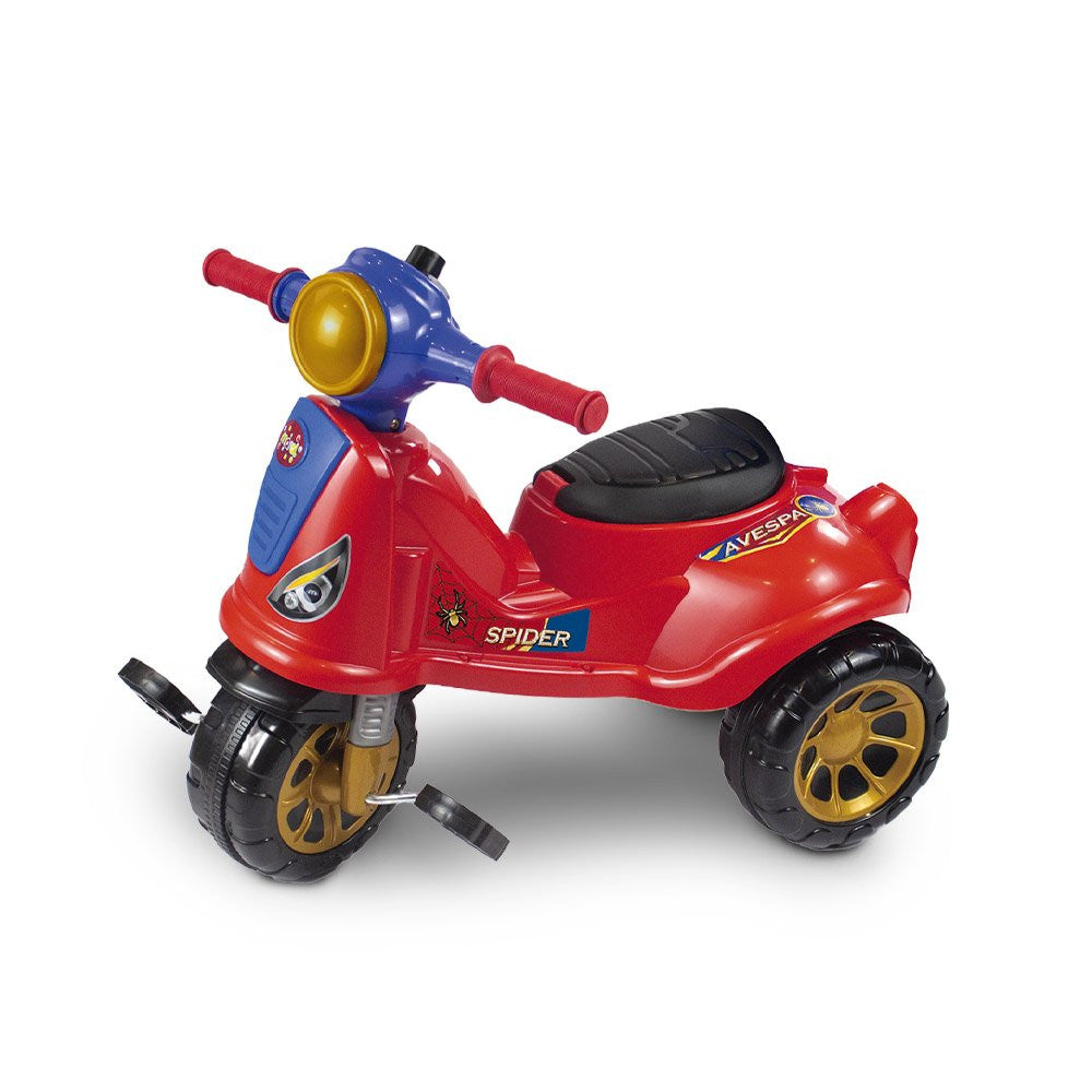 Triciclo Infantil De Passeio E Pedal Andador Avespa Super Divertido