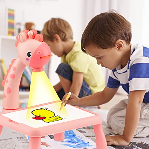 Mesa De Desenho Com Pintura De Projeção Infantil Divertida