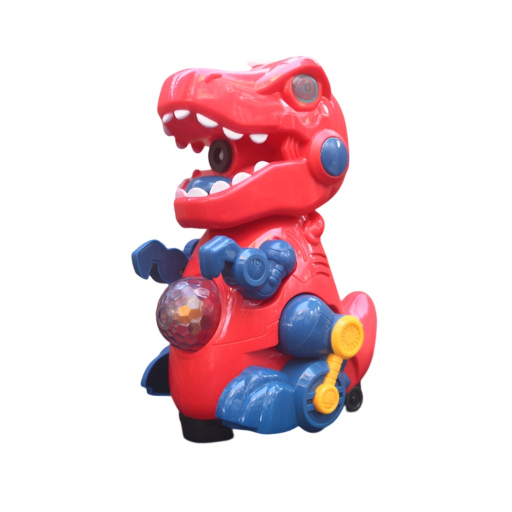 Dinossauro Bate E Volta Solta Bolha De Sabão Emite Som e Luz