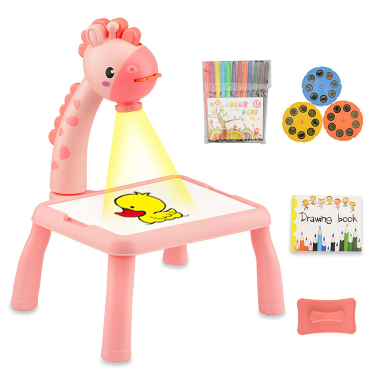 Mesa De Desenho Com Pintura De Projeção Infantil Divertida