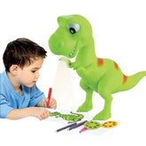 Dinossauro Projetor 2 Em 1 Com Luz E 18 Desenhos Favorito