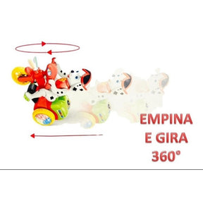 Cachorro Musical Triciclo Empina E Dança 360