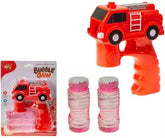 Lança Bolhas De Sabão Bombeiro Pilha Cor Vermelho