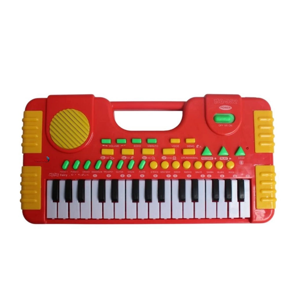 Teclado musical infantil piano musical com 31 teclas 8 sons e função gravador infantil a pilhas pianinho bebe e crianças