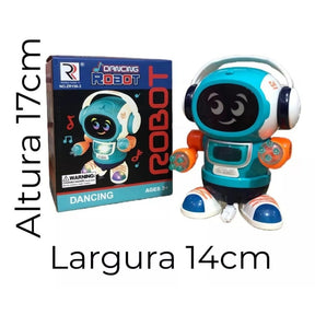 Robô Brinquedo Infantil Com Som Que Anda Luz Robo Com Luzes Modelo Aleatório