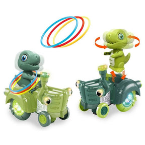 Brinquedo Dino Musical Trator Elétrico Com Led E Música Infantil