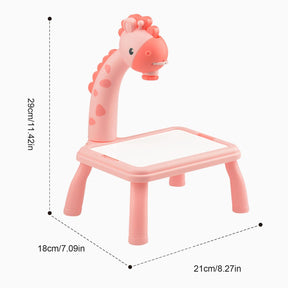Mesa De Desenho Com Pintura De Projeção Infantil Divertida