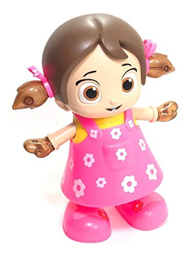 Brinquedo Boneca Dançarina Musical Canta Dança E Acende Luz