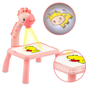 Mesa De Desenho Com Pintura De Projeção Infantil Divertida