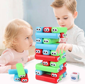 Jogo de Empilhamento Tabuleiro Stackers Game Simil Jenga