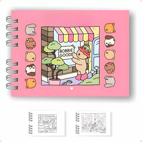 Kit de canetinhas + Caderno Bobbie Goods Canetas com ponta dupla