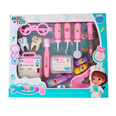Kit Instrumentos Dentista e Doutores Infantil Com 14 Peças Brinquedo Educativo Para Crianças