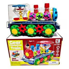 Trem Trenzinho Musical Á Pilha Luzes Infantil Educativo Led