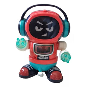 Robô Brinquedo Infantil Com Som Que Anda Luz Robo Com Luzes Modelo Aleatório